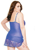 Blue Lace and Mesh Chemise - JUST ARRIVED!