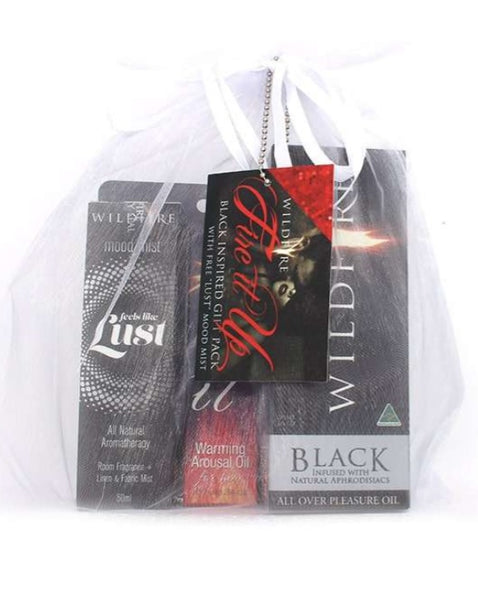 WILDFIRE “FIRE IT UP” Black Gift Pack - JUST IN!