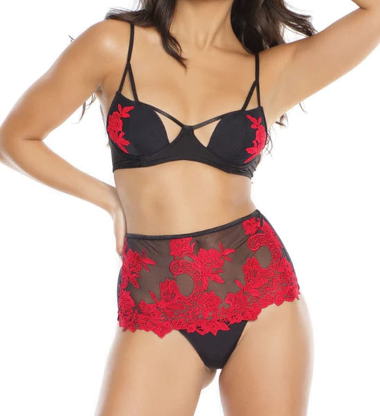 2 PIECE Embroidered BRA AND PANTY SET - NEW ARRIVED!