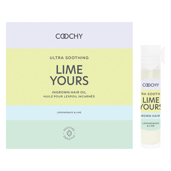Coochy Ultra Lime Yours Soothing Ingrown Hair Oil-Lemongrass Lime 2ml  - POPULAR ITEM!