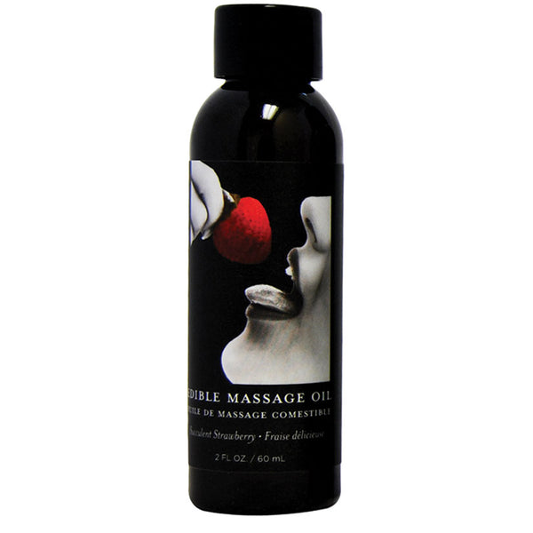 Edible Body Massage Oil - Strawberry - NEW!