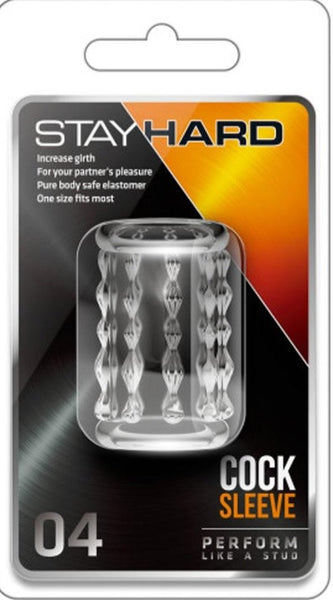Stay Hard Cock Sleeve 04 Clear - NEW ARRIVED!