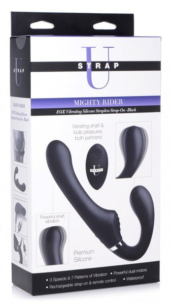Mighty Rider - Strapless Vibrating Strap On