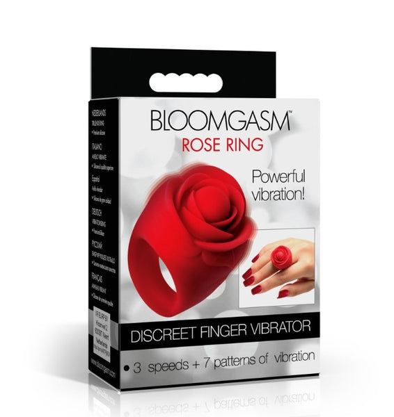 Discreet Rose Ring Finger Vibrator - LIMITED STOCK!