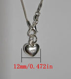 LADYLUXE - 925 Pendant Necklace Sterling Silver Solid Small Heart Pendant