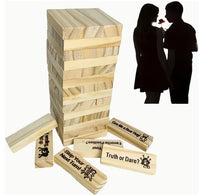 Naughty Romance Stacking Tower Game for Couples - 48 Piece