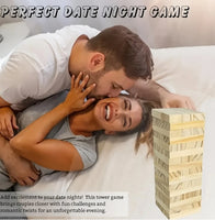 Naughty Romance Stacking Tower Game for Couples - 48 Piece