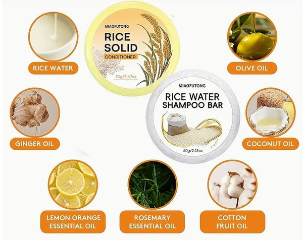 Rice Shampoo Soap Bar