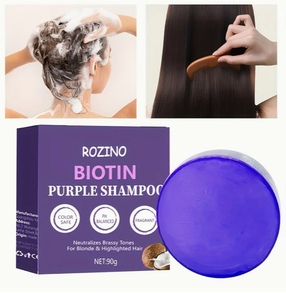 Biotin Purple Shampoo Bar Soap
