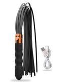 2 in 1 Silicone Flogger and Vibrating Wand - New Product