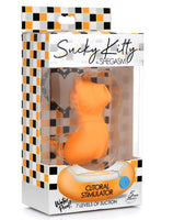 SHEGASM KITTY - Sucky Silicone Clitoral Stimulator Orange
