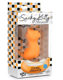 SHEGASM KITTY - Sucky Silicone Clitoral Stimulator Orange