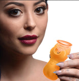 SHEGASM KITTY - Sucky Silicone Clitoral Stimulator Orange